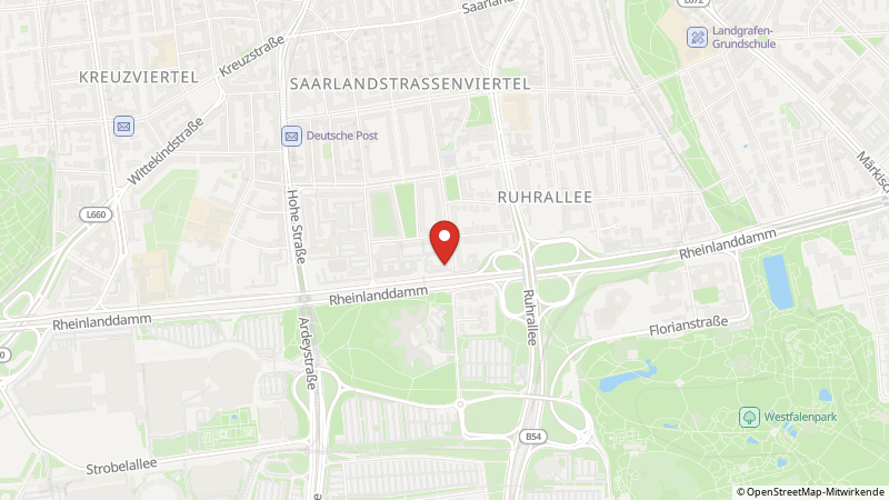Map showing the locations of this offer