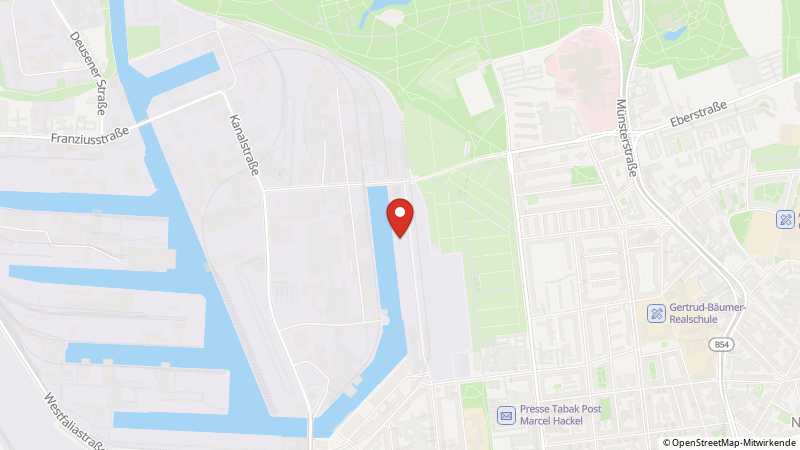 Map showing the locations of this offer