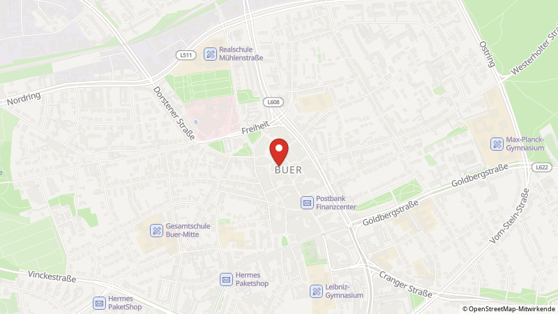 Map showing the locations of this offer