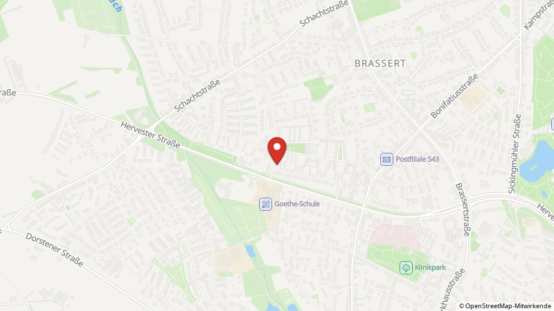 Map showing the locations of this offer