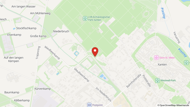 Map showing the locations of this offer