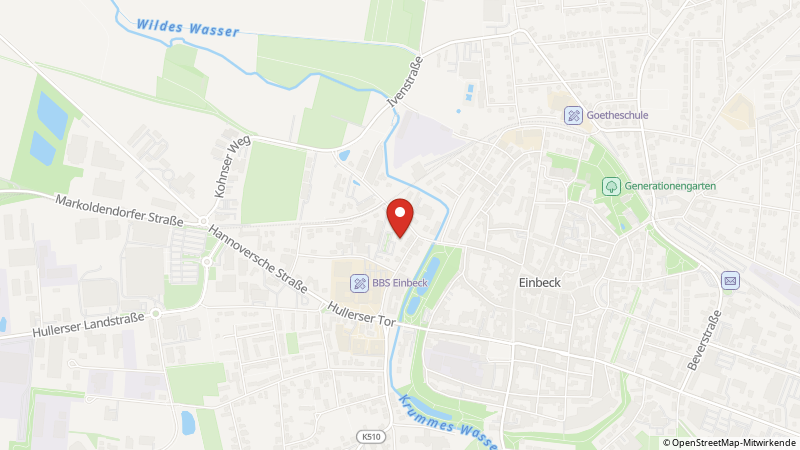 Map showing the locations of this offer