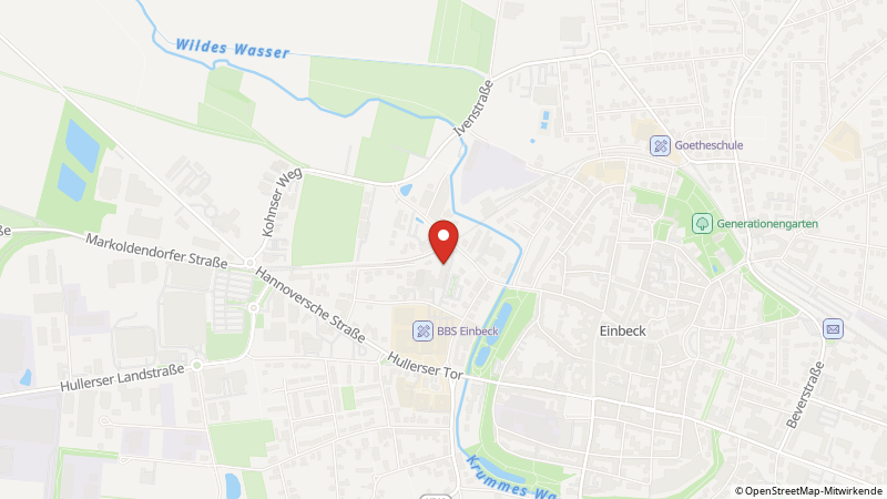Map showing the locations of this offer