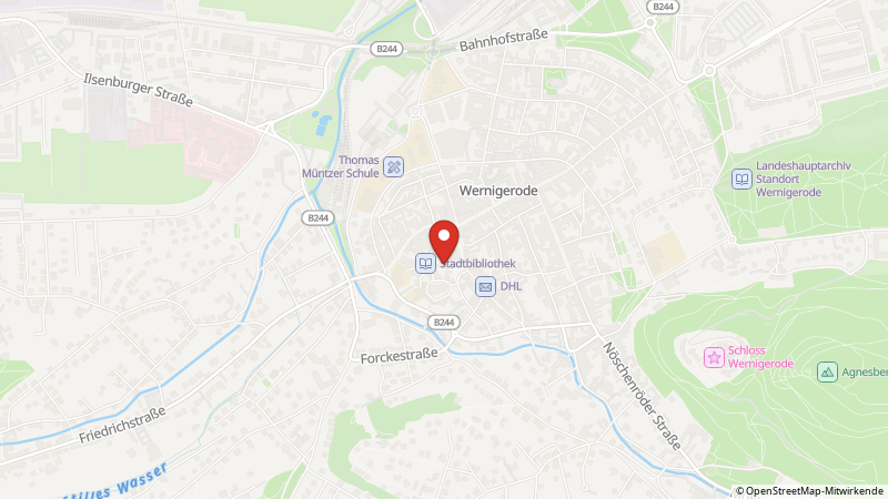 Map showing the locations of this offer