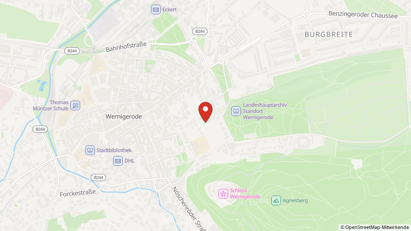 Map showing the locations of this offer