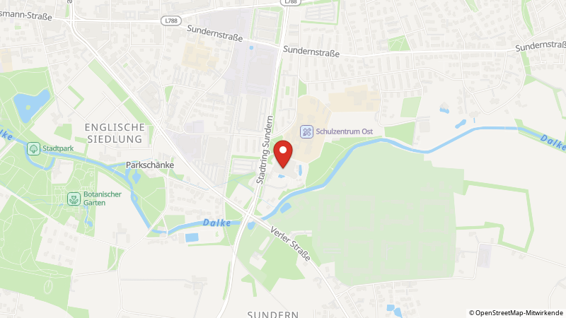 Map showing the locations of this offer