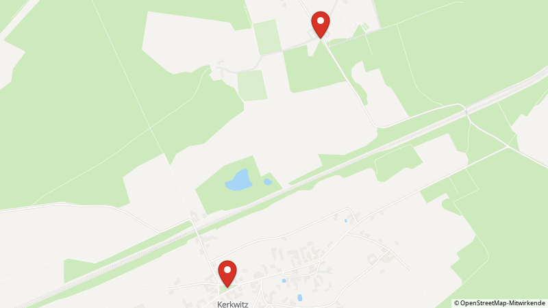 Map showing the locations of this offer
