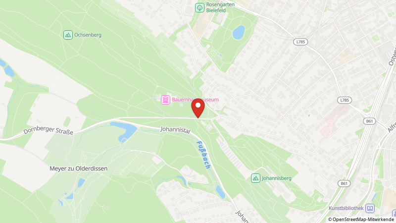 Map showing the locations of this offer