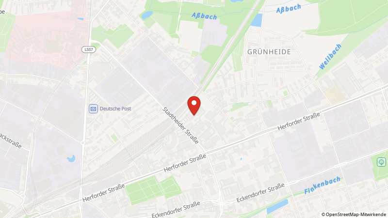 Map showing the locations of this offer