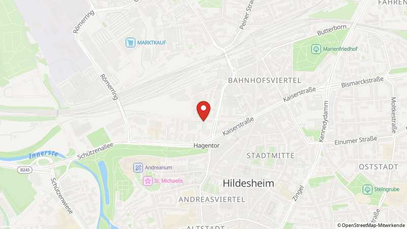 Map showing the locations of this offer