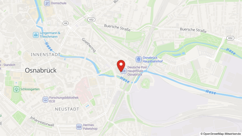 Map showing the locations of this offer