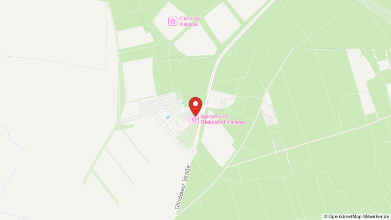 Karte mit den Standorten des Angebots