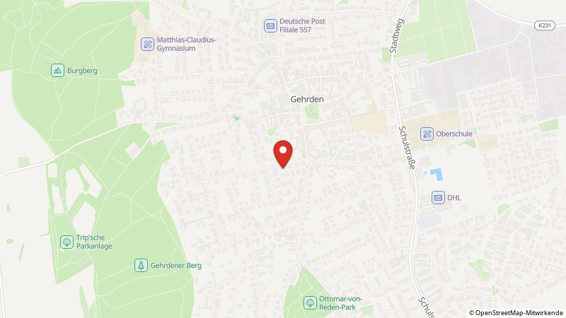 Map showing the locations of this offer