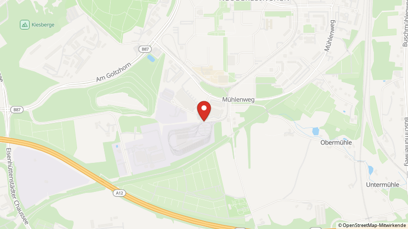 Map showing the locations of this offer