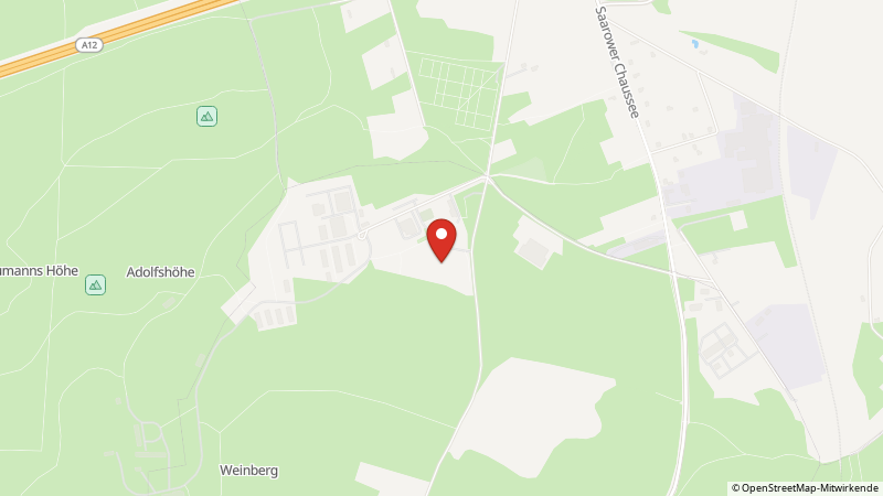 Map showing the locations of this offer