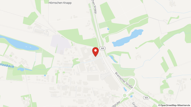 Karte mit den Standorten des Angebots