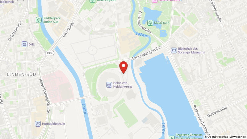 Map showing the locations of this offer