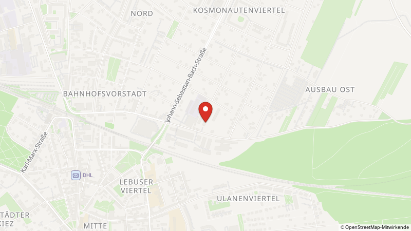 Map showing the locations of this offer