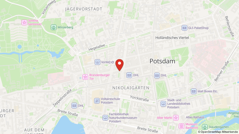 Map showing the locations of this offer