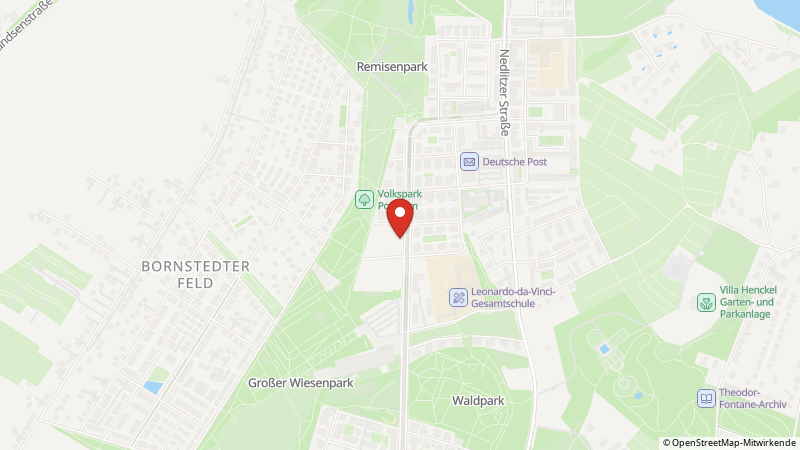 Map showing the locations of this offer