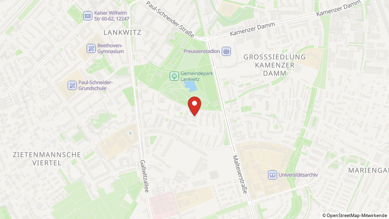 Map showing the locations of this offer