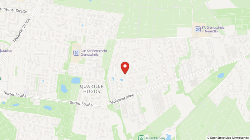 Map showing the locations of this offer