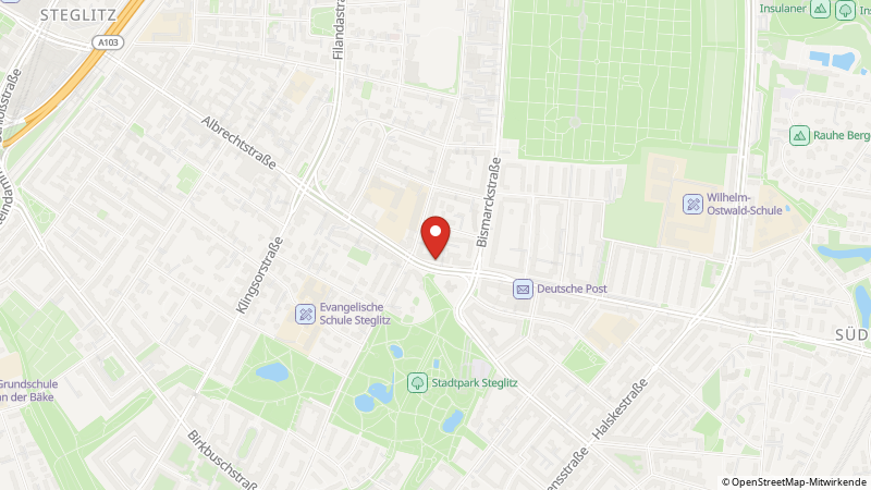 Map showing the locations of this offer