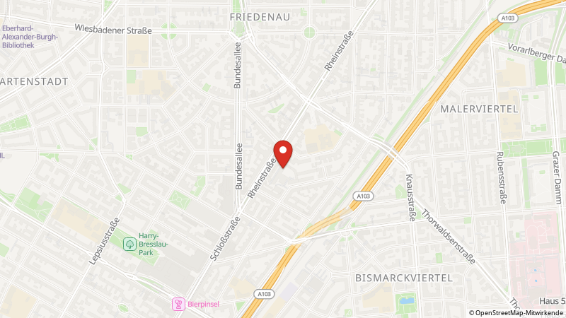 Map showing the locations of this offer