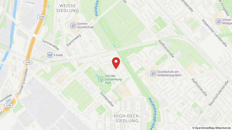 Map showing the locations of this offer