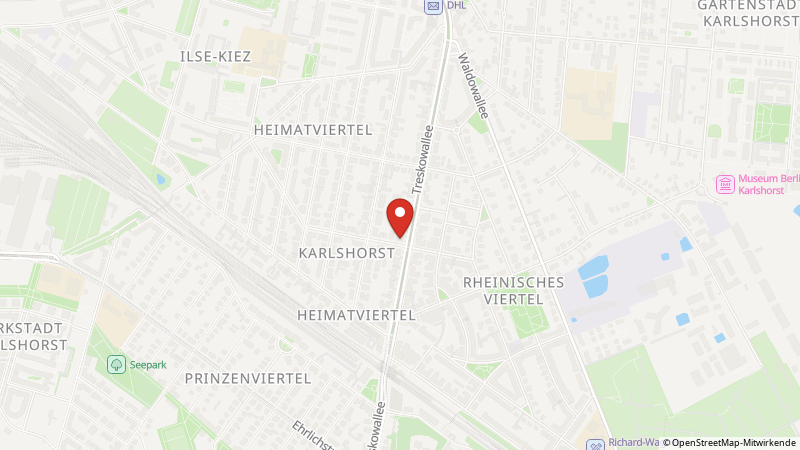 Map showing the locations of this offer