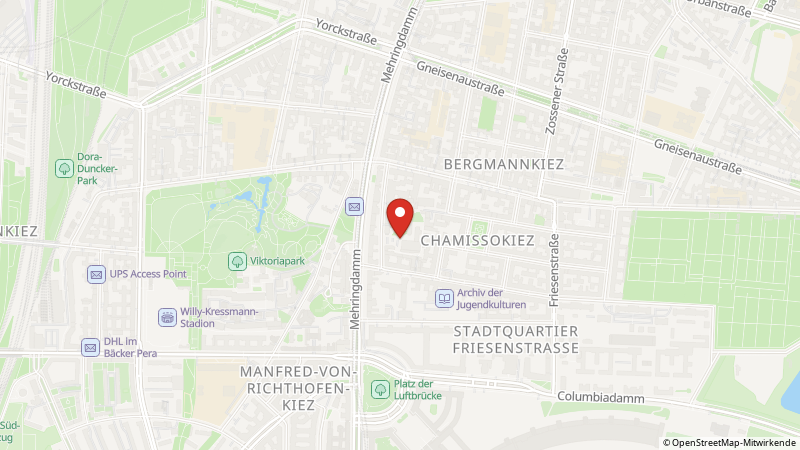 Map showing the locations of this offer