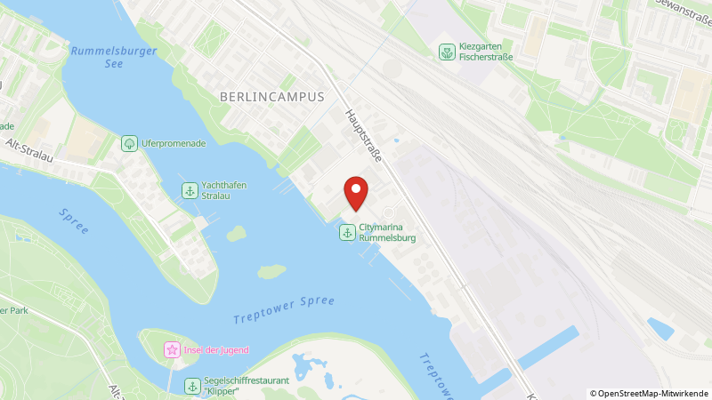 Map showing the locations of this offer
