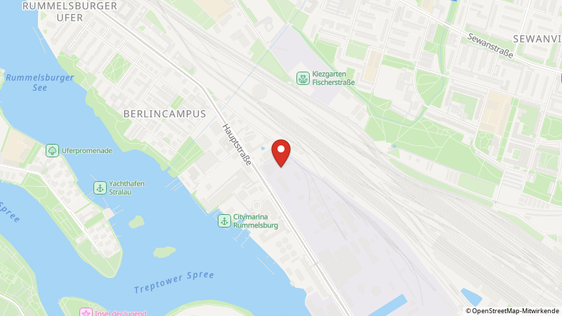 Map showing the locations of this offer