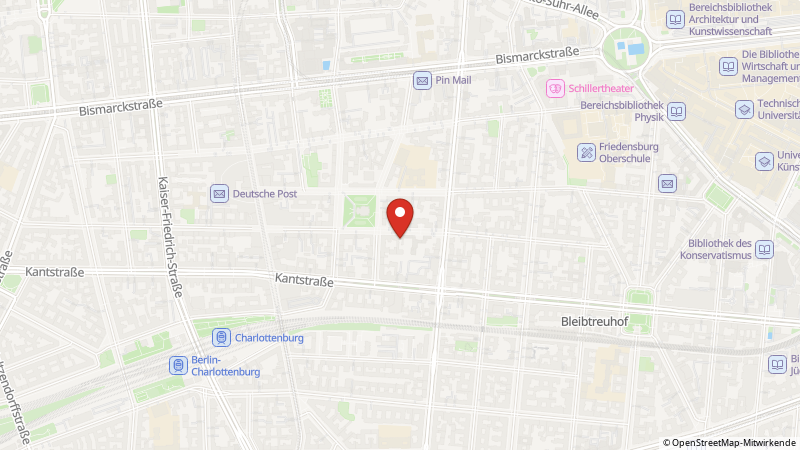 Карта с местами проведения