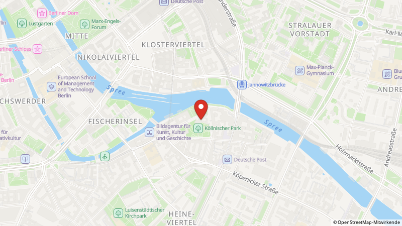 Karte mit den Standorten des Angebots