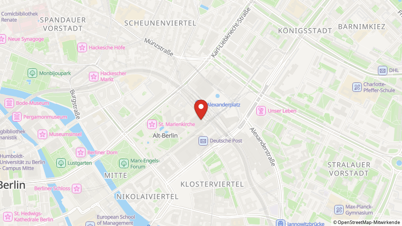 Map showing the locations of this offer
