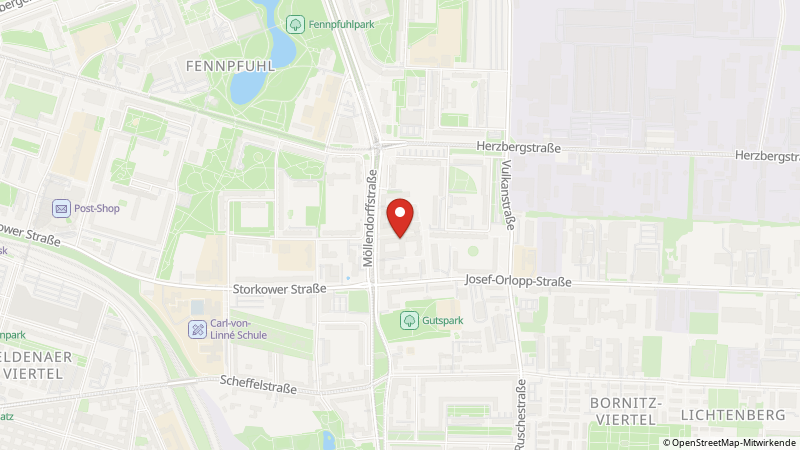 Map showing the locations of this offer