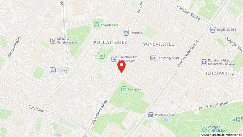 Карта с местами проведения