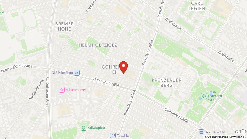 Map showing the locations of this offer