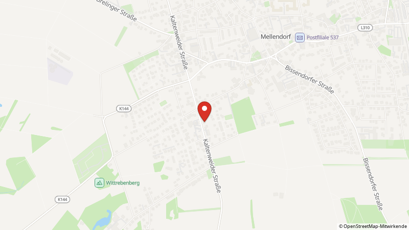 Map showing the locations of this offer
