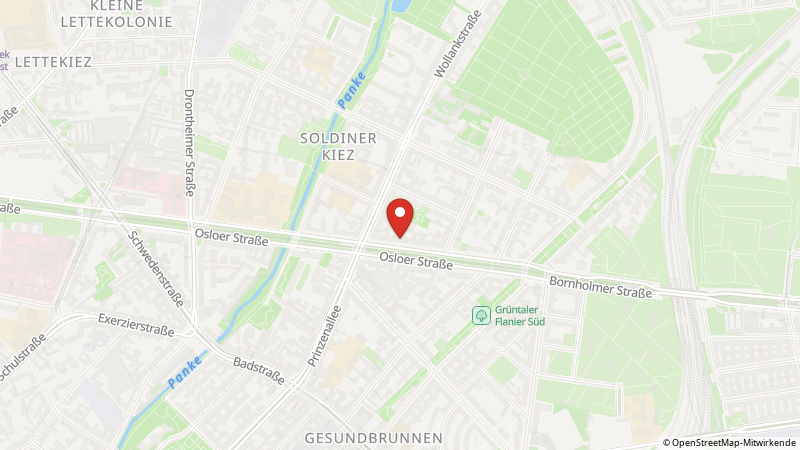 Map showing the locations of this offer