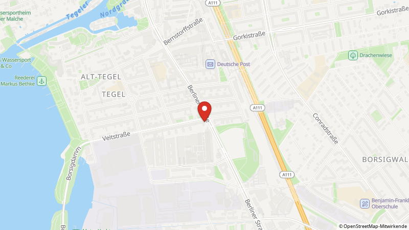 Map showing the locations of this offer