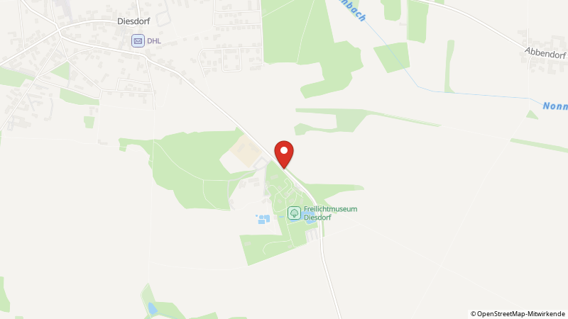 Map showing the locations of this offer