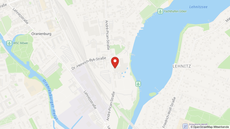 Map showing the locations of this offer