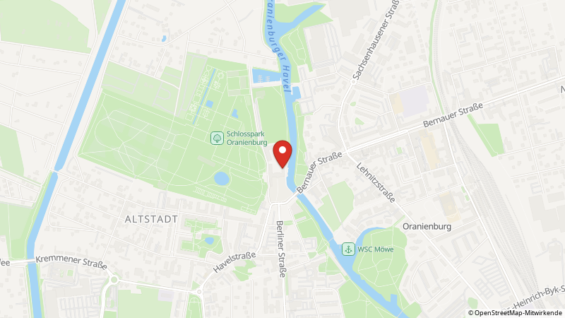 Map showing the locations of this offer
