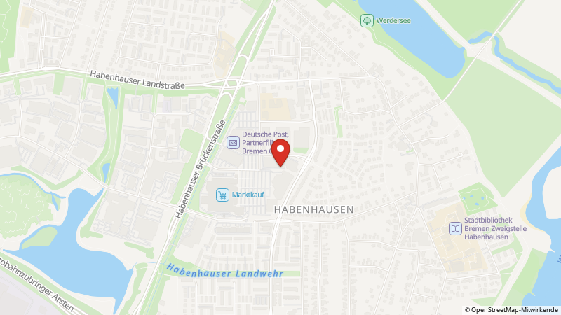 Map showing the locations of this offer