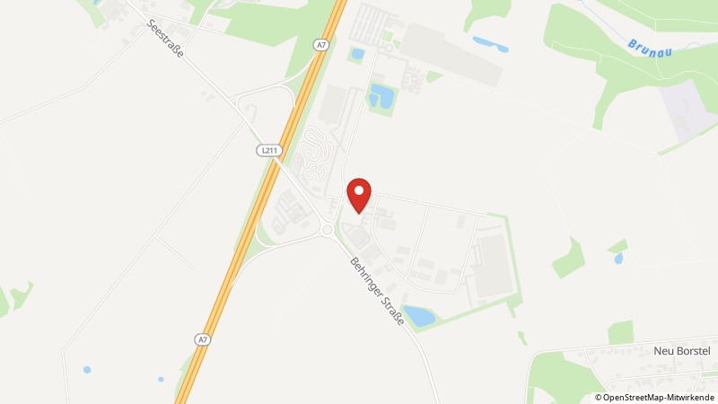 Map showing the locations of this offer