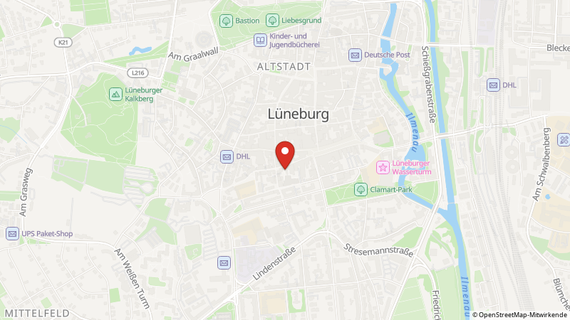 Map showing the locations of this offer