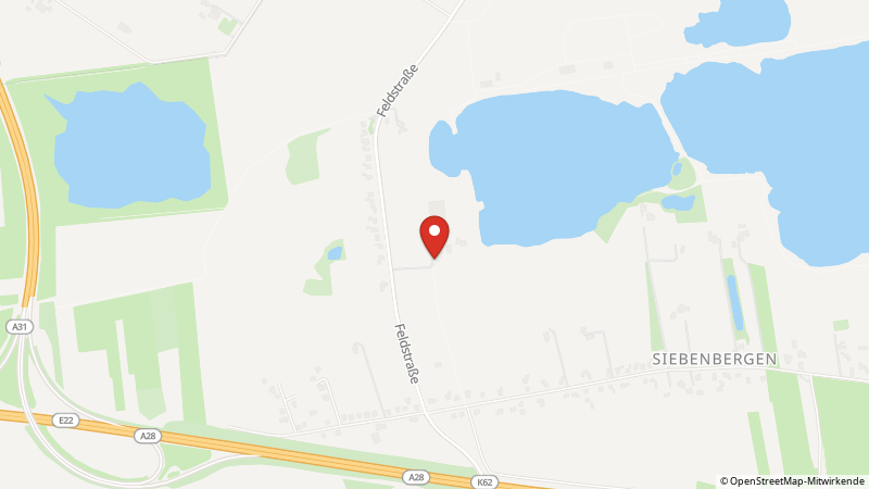 Map showing the locations of this offer