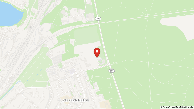 Map showing the locations of this offer